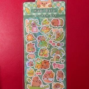 Capybara Stickers - Multicolor